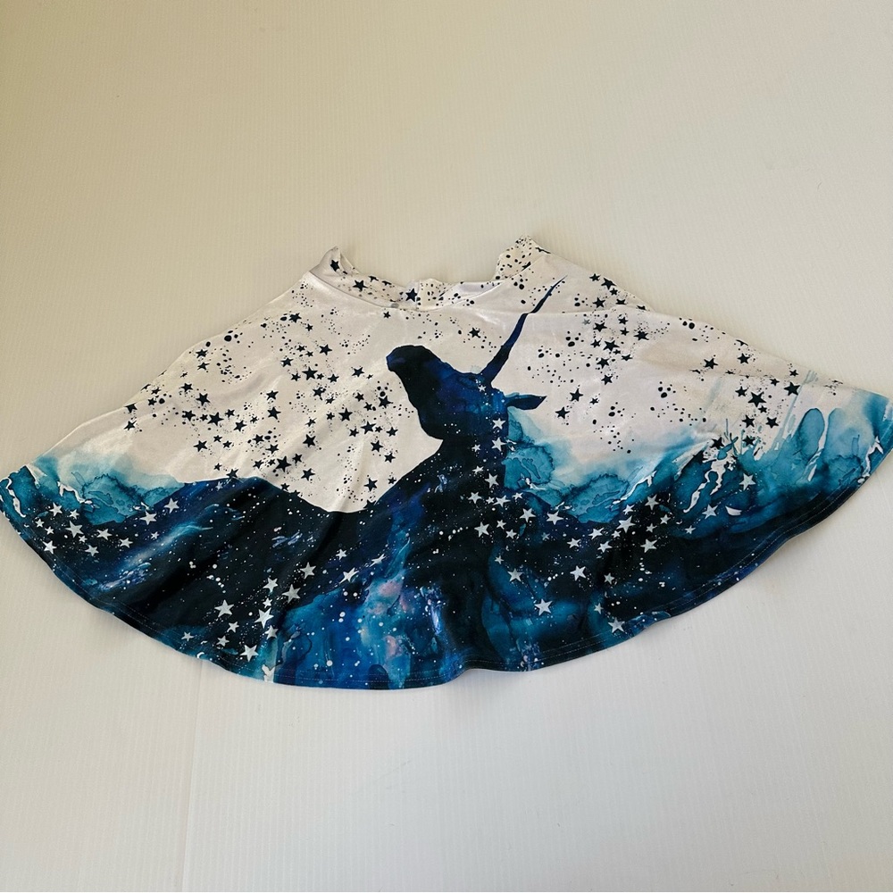 BlackMilk x Lora Zombie Cosmic Unicorn Velvet Skirt, M - Picture 7 of 7